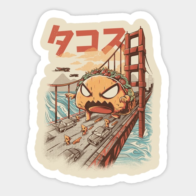 Takaiju Sticker by Ilustrata